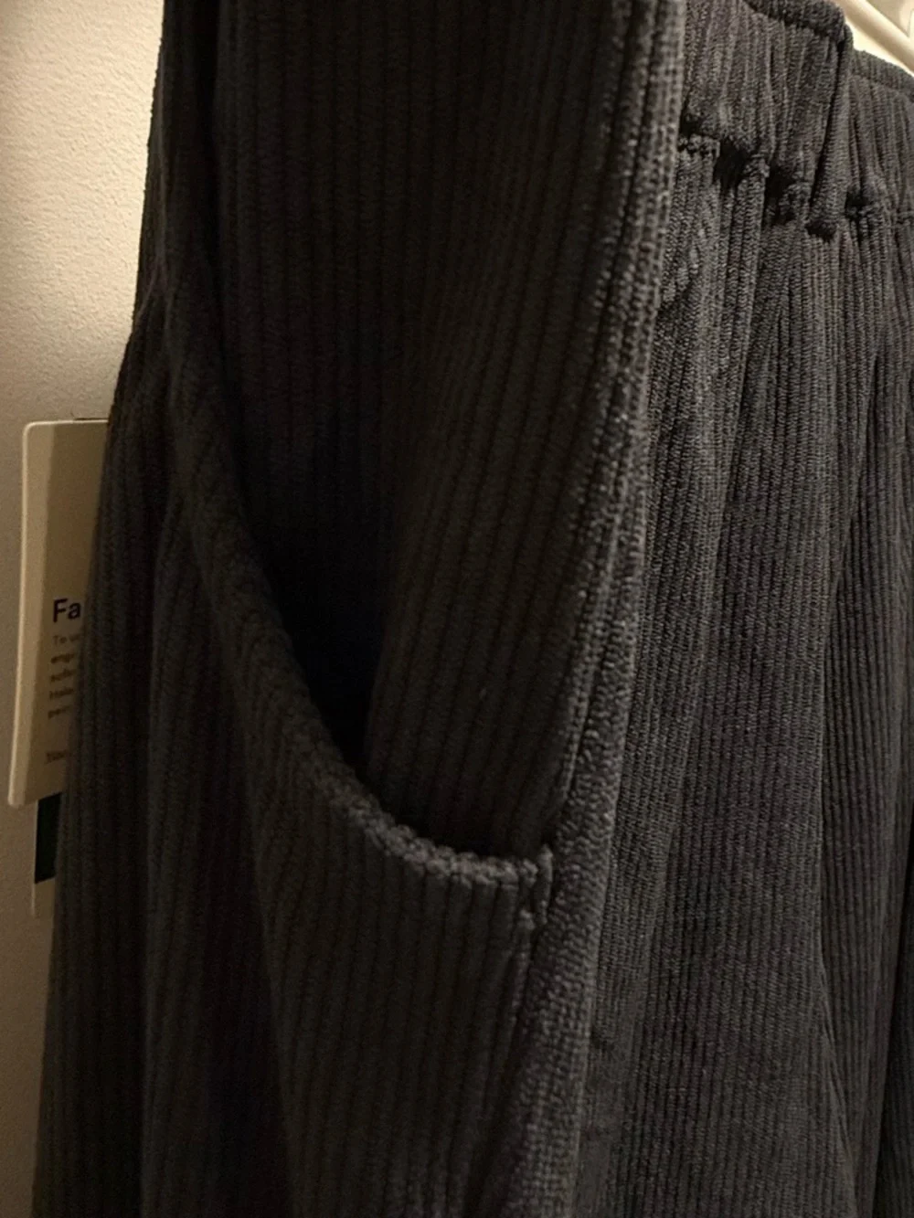 HALARA Wide Leg Pants in Charcoal Gray - Picture 9 of 10